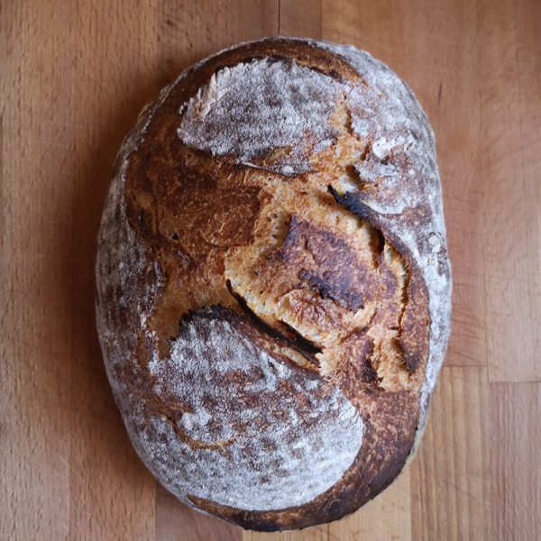 Classic All White Sourdough Bread